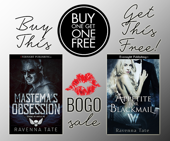 Only at Evernight Publishing.com: Buy Mastema’s Obsession and get An Appetite for Blackmail FREE