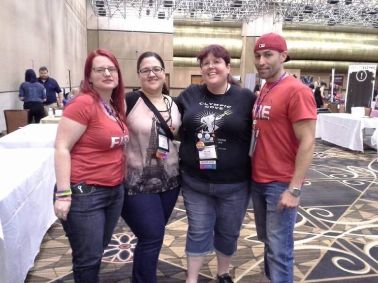 RT 2016 Vegas (Khloe Wren, LD Blakeley, Nicola Cameron, Michael the Cover model)